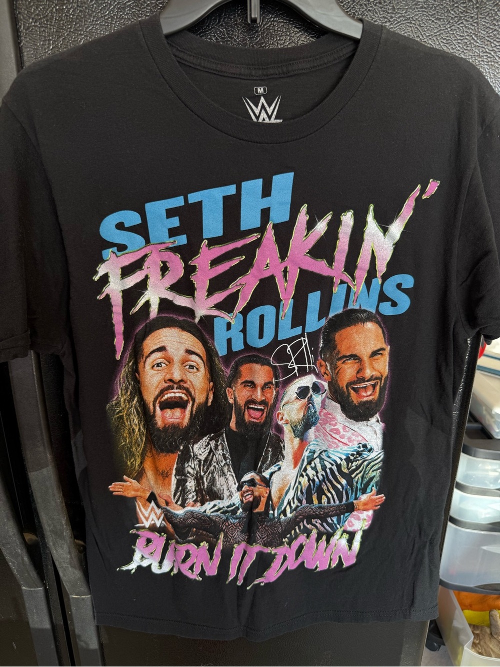 Ripple Junction Black Seth Freakin' Rollins Graphic Tee